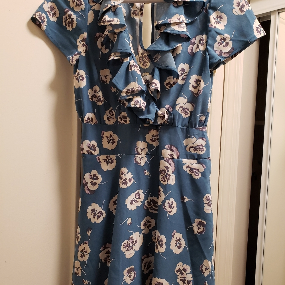 SPIRALGIRL blue romper